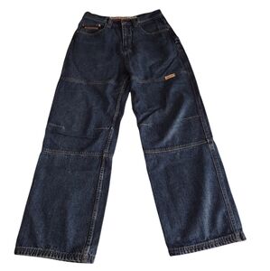 Men's Straight Leg Jeans - Dark Blue